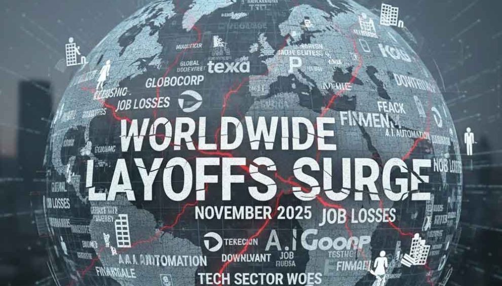 Worldwide Layoffs Surge in November 2025