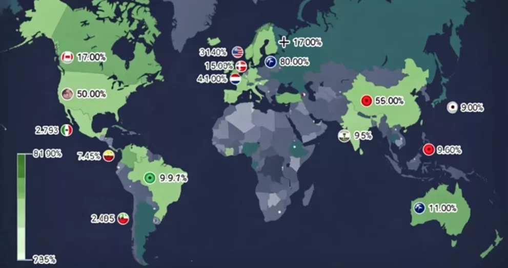 Electric Vehicle Sales Worldwide 2025: Country-by-Country