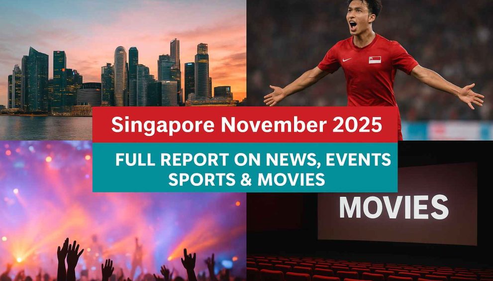 Singapore November 2025: Full Report on News, Events, Sports & Movies