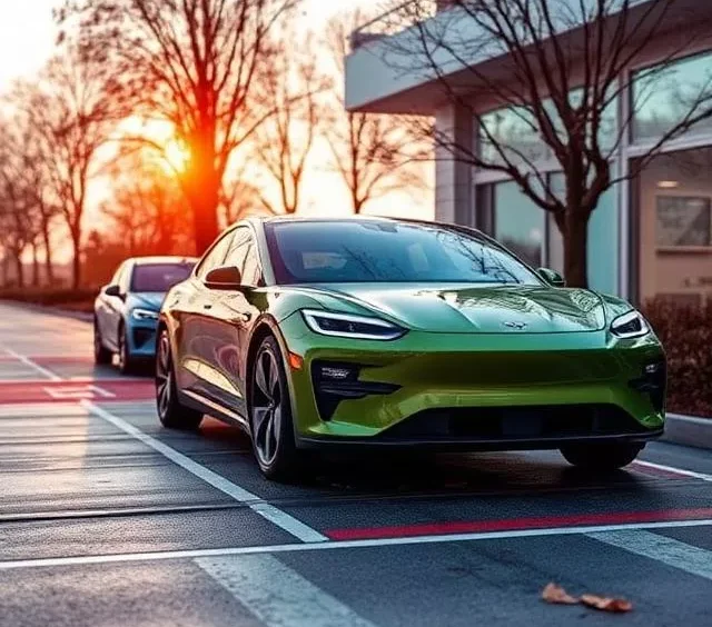 US EV Sales Fall to 5.4% in November 2025