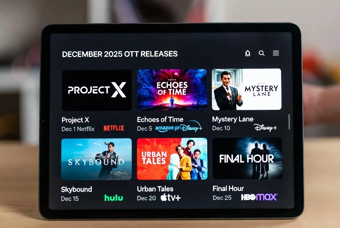 December 2025 OTT Releases