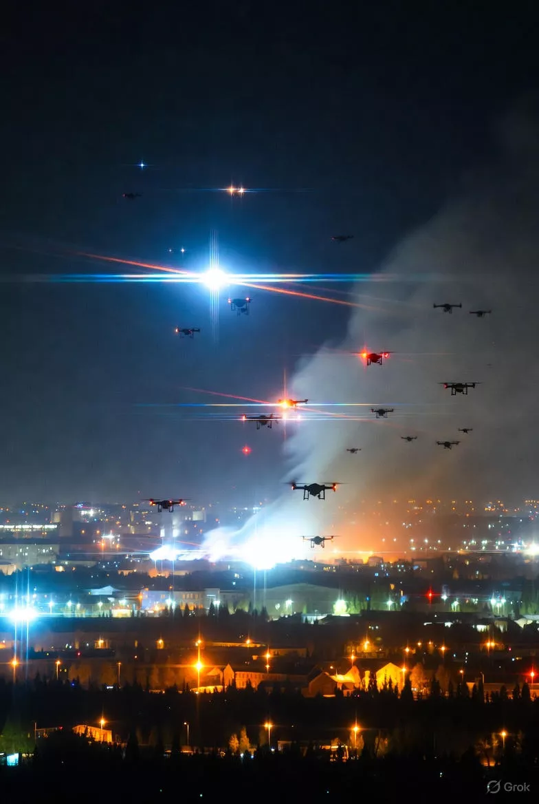 The Night Russia Refused to Let Christmas Breathe: Drones
