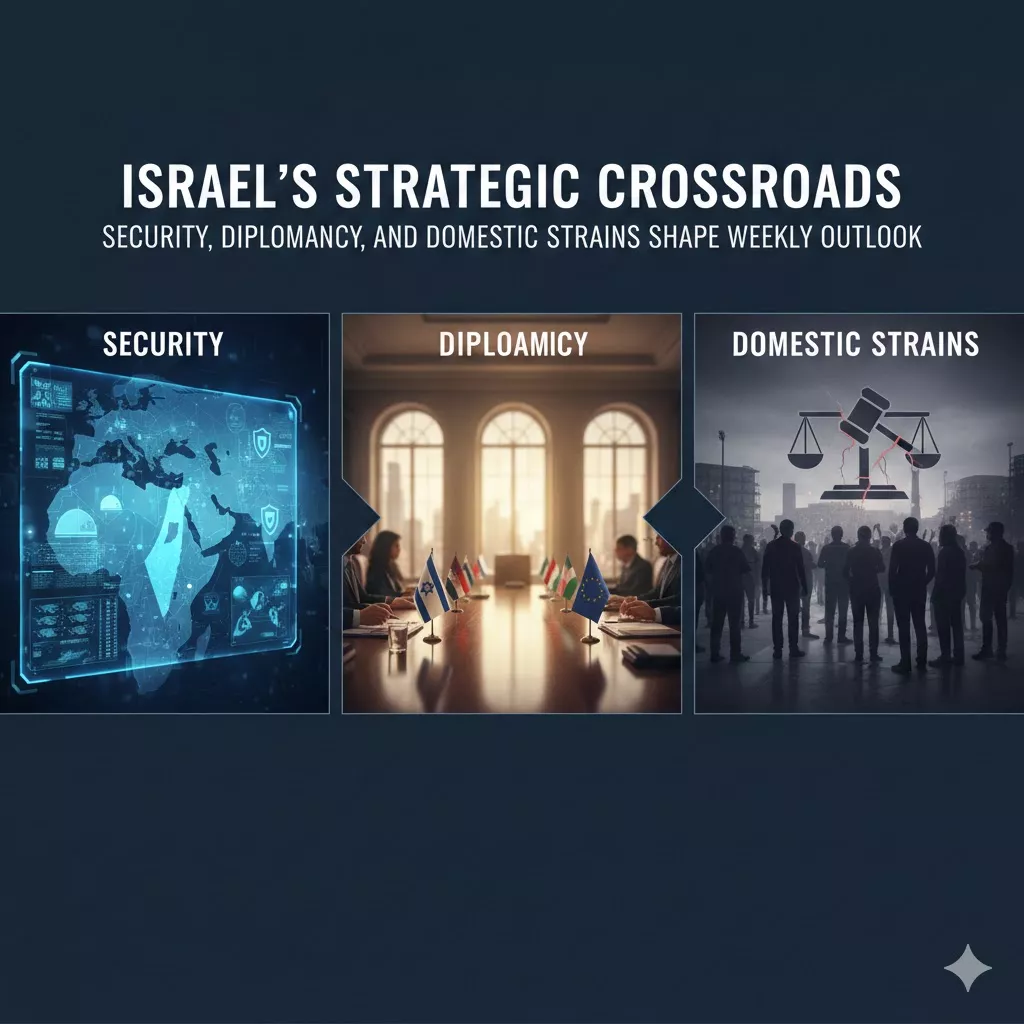Israel’s Strategic Crossroads: Security, Diplomacy, and Domestic Strains Shape Weekly Outlook