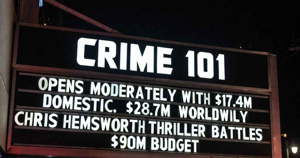 Crime 101 Debuts to $29M Worldwide