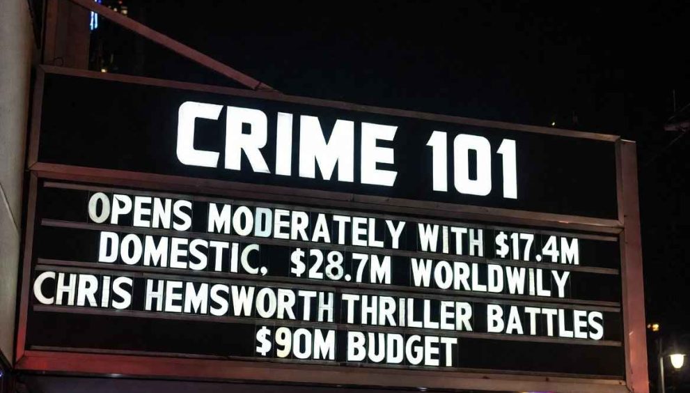 Crime 101 Debuts to $29M Worldwide