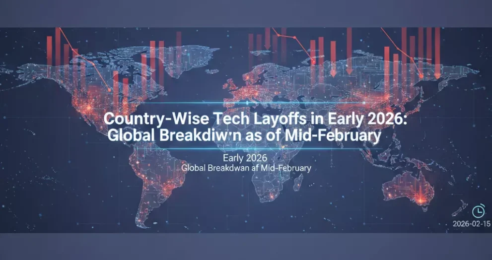 Tech Layoffs Early 2026: Global Country Breakdown