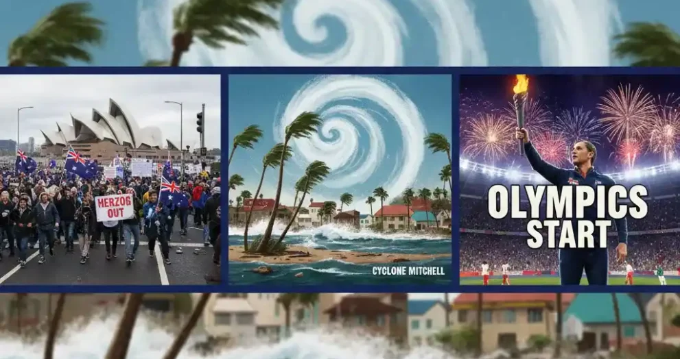 Australia Last Week: Protests, Storm Alert & Olympics