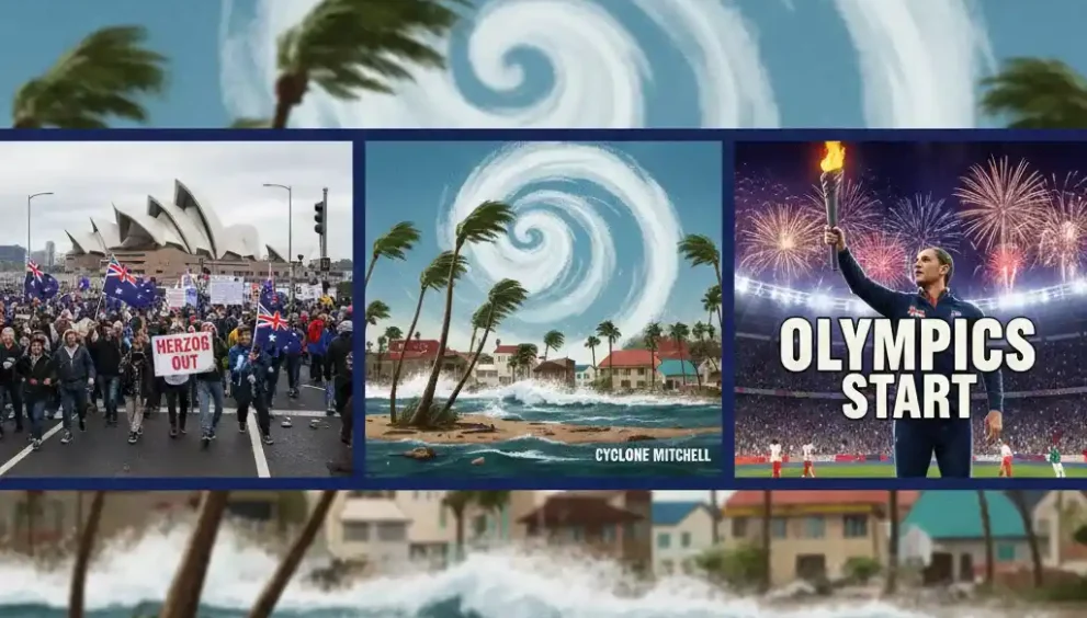 Australia Last Week: Protests, Storm Alert & Olympics