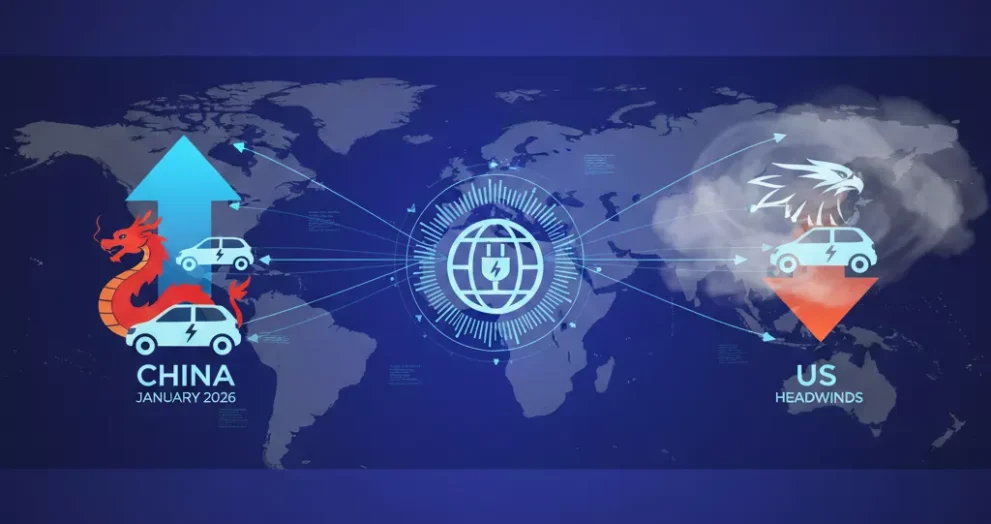 China Powers Global EV Growth While US Faces Headwinds