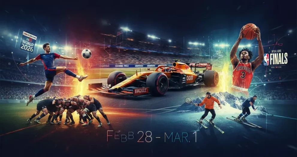Worldwide Sports This Weekend (Feb 28 – Mar 1, 2026) – Major Events & Fixtures