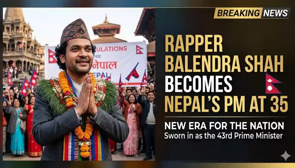 Rapper Balendra Shah Becomes Nepal’s PM at 35