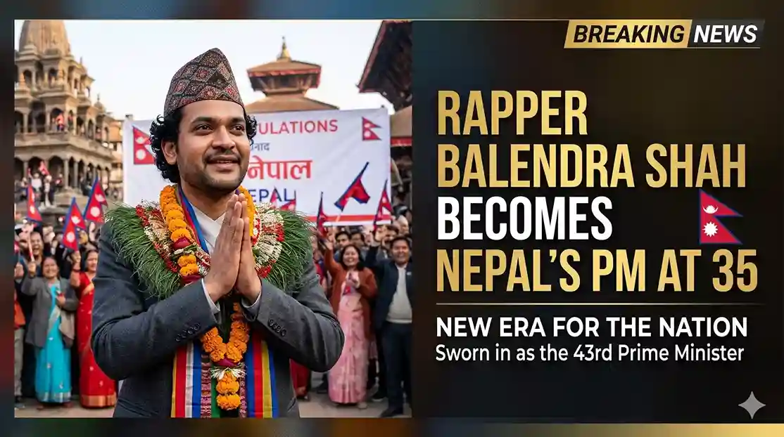 Rapper Balendra Shah Becomes Nepal’s PM at 35