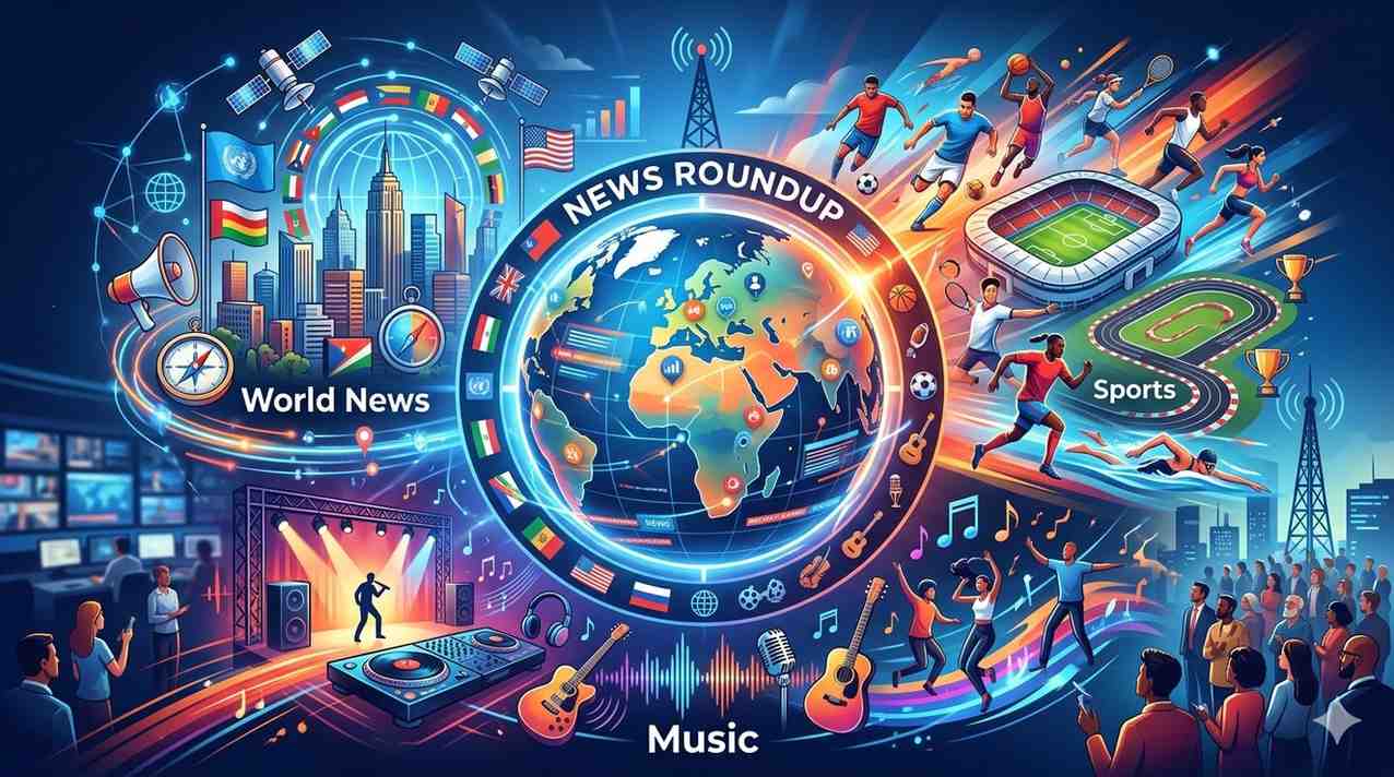 Global Weekly News Roundup (March 28 – April 3, 2026): World News, Sports & Music Highlights