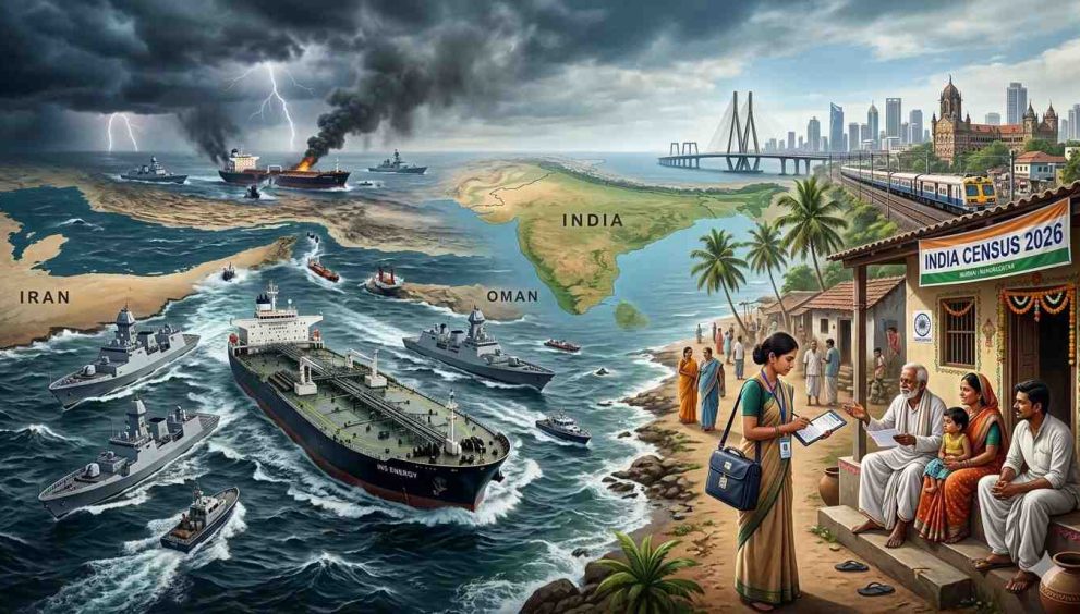 India Navigates Global Storm: April 2026 – Hormuz Crisis Tests Energy Security as Historic Census Begins