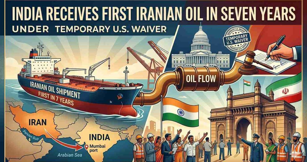 India Gets Iran Oil After 7 Years Under US Waiver