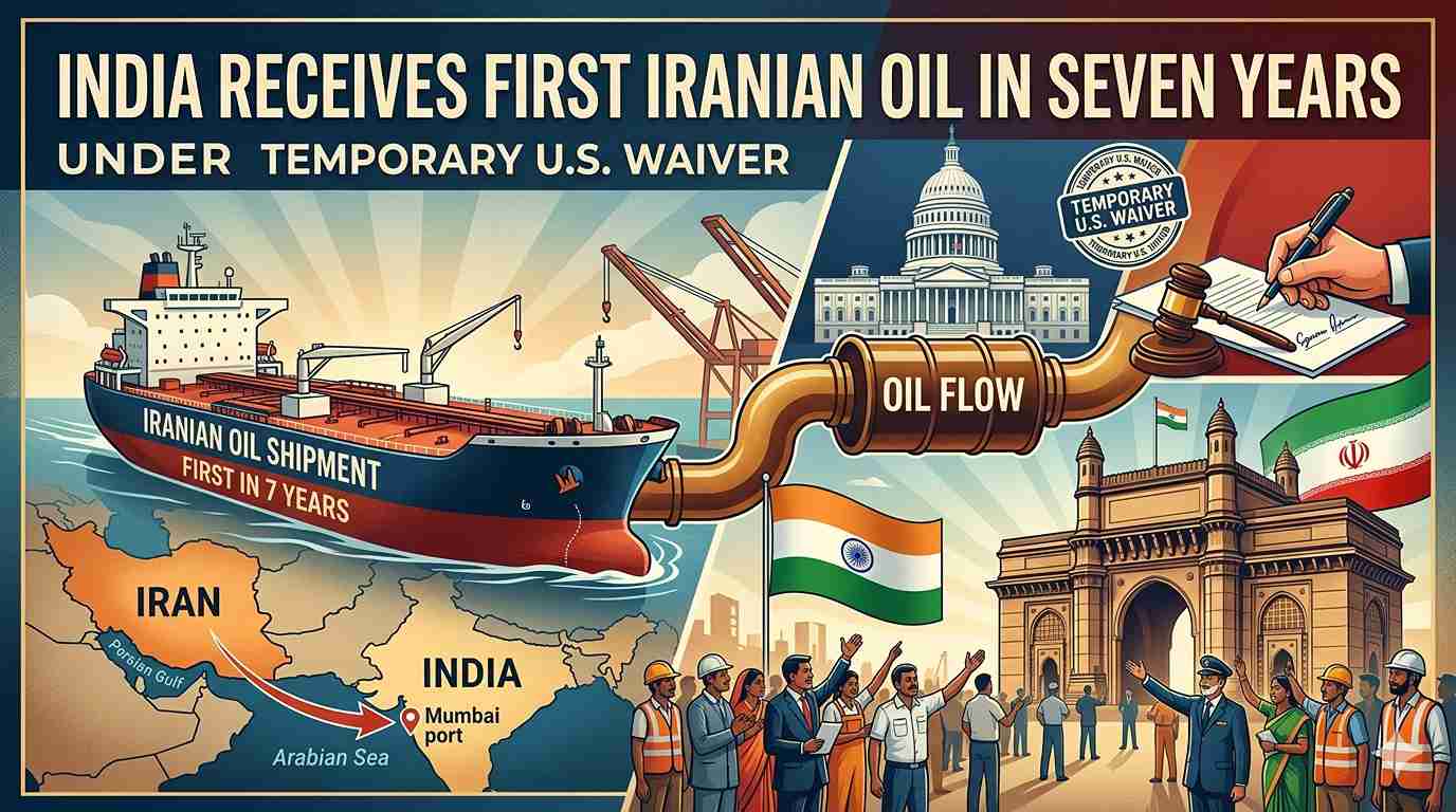 India Gets Iran Oil After 7 Years Under US Waiver