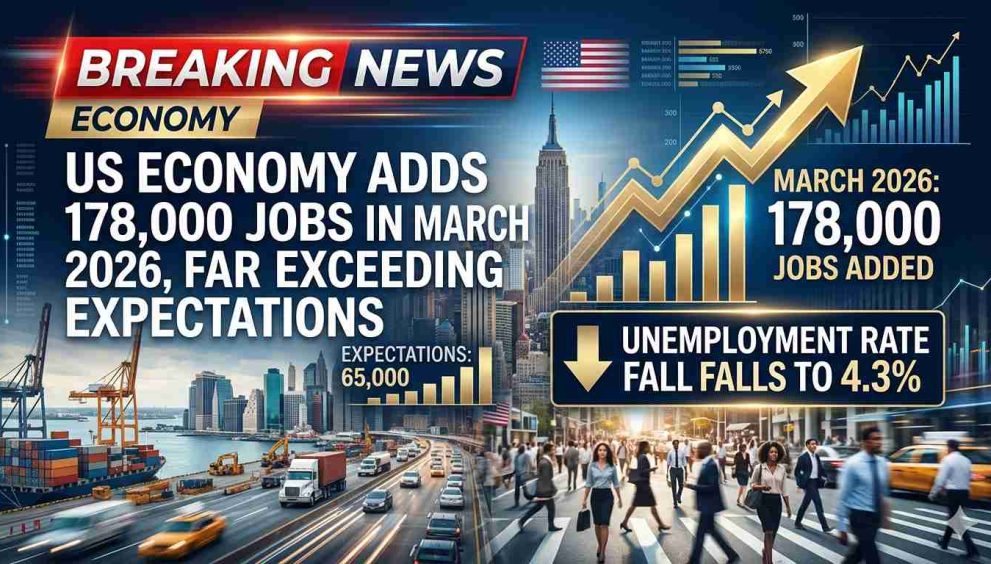 US Jobs Surge: 178K Added in March 2026