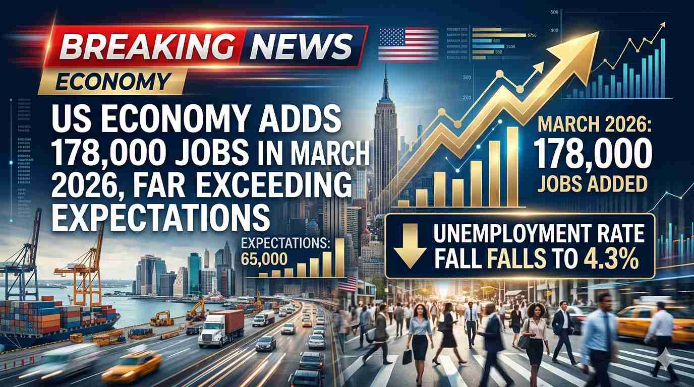 US Jobs Surge: 178K Added in March 2026