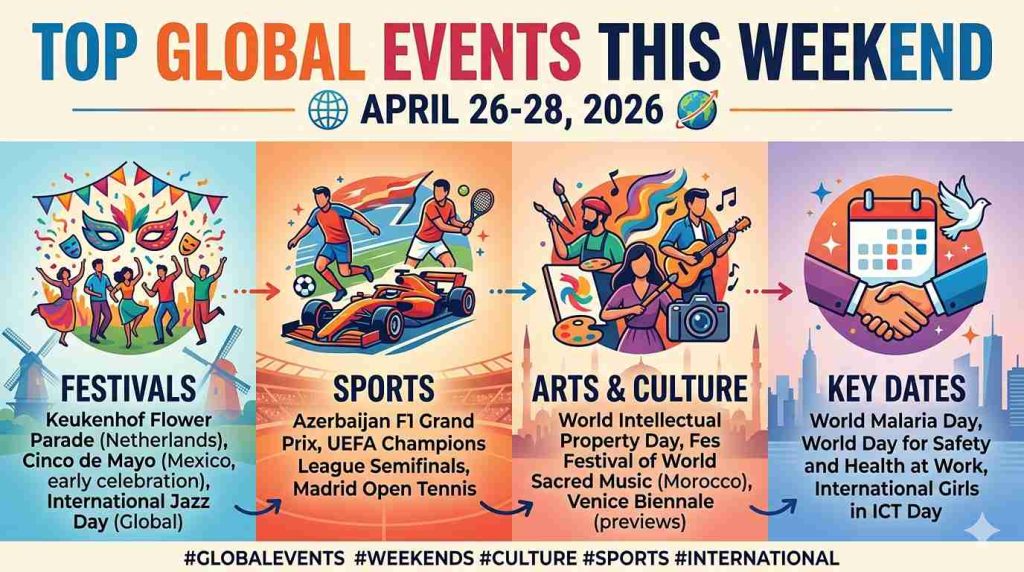 Top Global Events This Weekend: Festivals, Sports & More