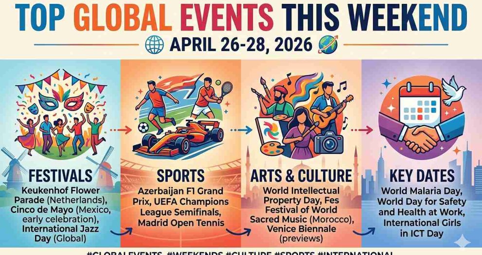 Top Global Events This Weekend: Festivals, Sports & More