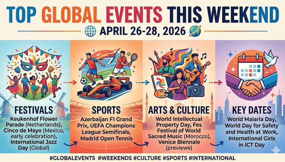 Top Global Events This Weekend: Festivals, Sports & More