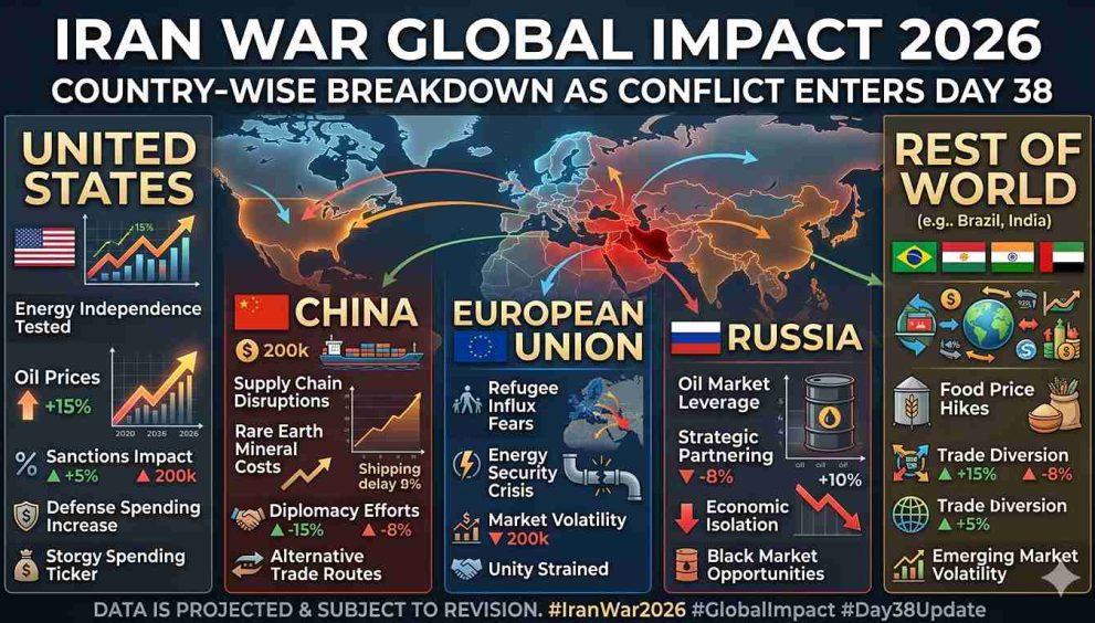Iran War Global Impact: Country-Wise Breakdown