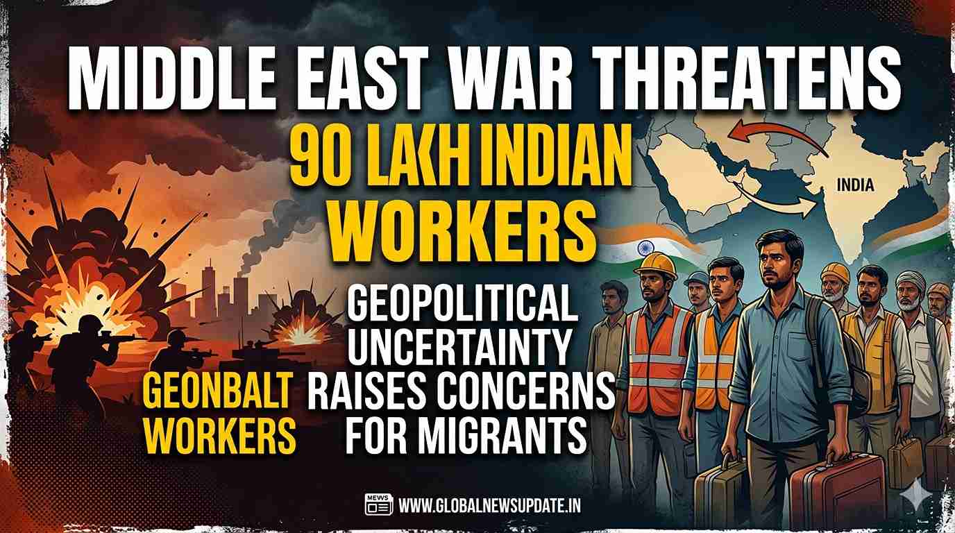 Middle East War Threatens 90 Lakh Indian Workers