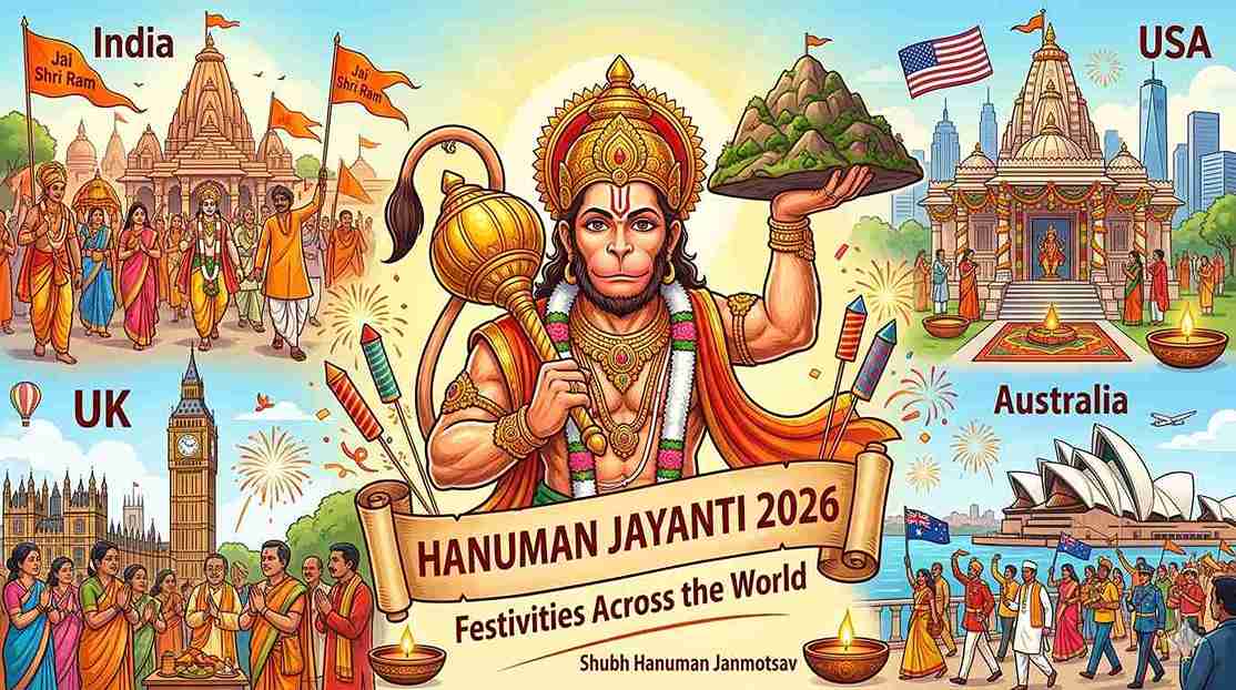 Hanuman Jayanti 2026: Festivities Across the World