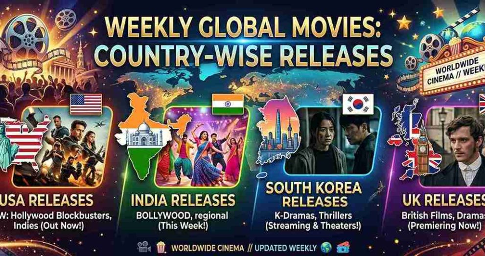 Weekly Global Movies: Country-Wise Releases