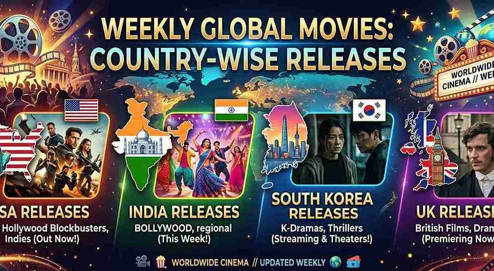 Weekly Global Movies: Country-Wise Releases