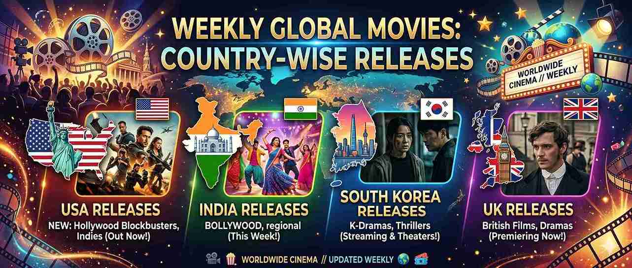 Weekly Global Movies: Country-Wise Releases