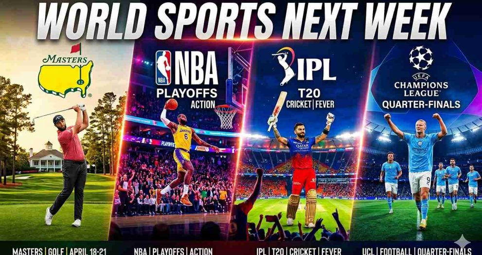 World Sports This Week: Masters, NBA, IPL & UCL
