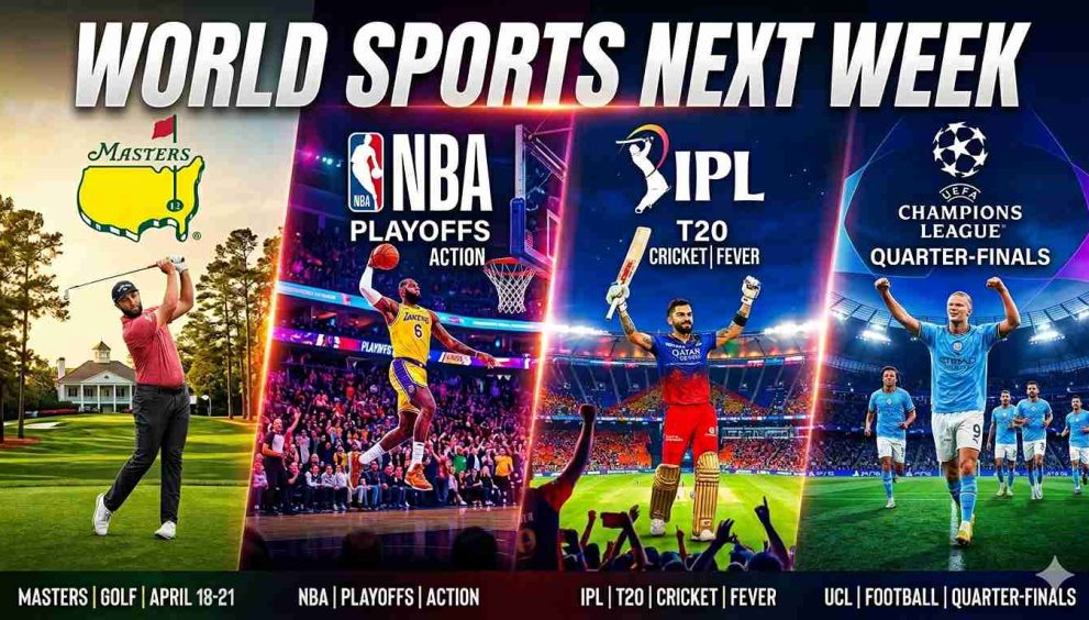 World Sports This Week: Masters, NBA, IPL & UCL